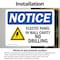 Signmission Electrical Panel In Wall Cavity Sign With Symbol, 10 in W x Rectangle, Vinyl Decal OS-2PACK-NS-D-710-L-11667 - alternate 6